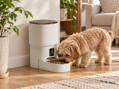 🐾 Smart Automatic Feeder | Durable ABS Home | Pet-Parent Minimalism