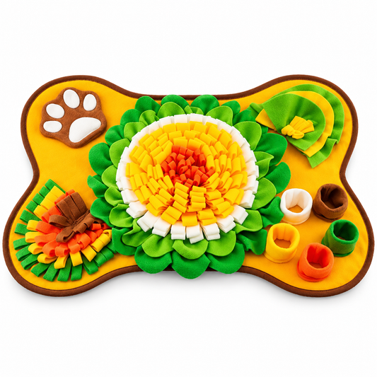 🐾 Pet Toy | Fleece | Indoor Enrichment | Dogs | Floral Design