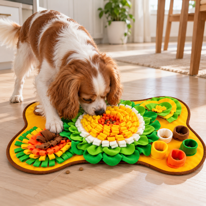 🐾 Pet Toy | Fleece | Indoor Enrichment | Dogs | Floral Design