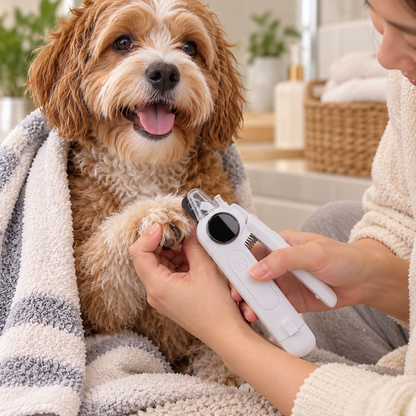🐾 Pet Nail Care | Stainless Steel Grooming Tool | Home Spa Routine | Gift For Pet Parents | Dual Trim Design