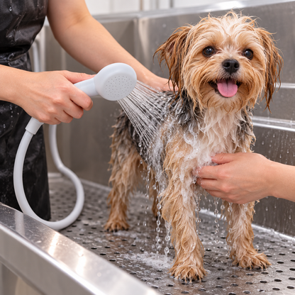 🚿 Pet Shower Tool | Silicone Spray Hose | Home Bath Routine | Gift For Dog Owners | Flexible Wash Design