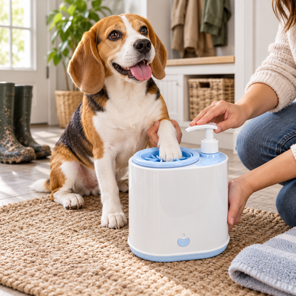 🐾 Everyday Essential | Soft Silicone Paw Washer | Home Entry Gift | Clean Touchless Design