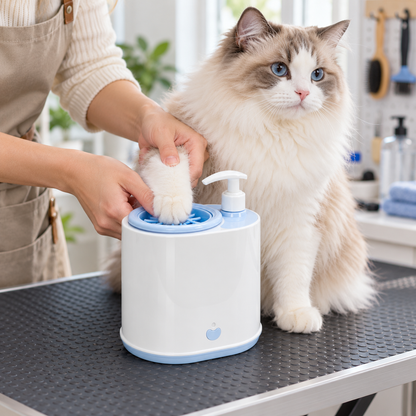 🐾 Everyday Essential | Soft Silicone Paw Washer | Home Entry Gift | Clean Touchless Design