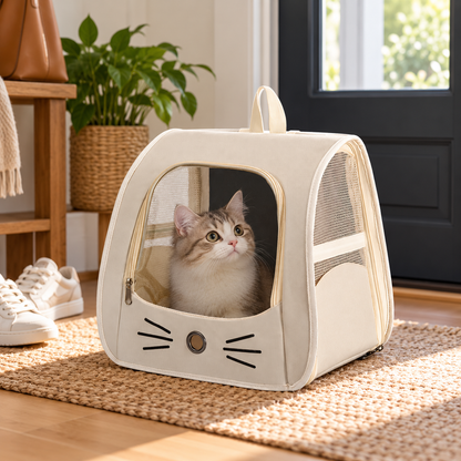 🐾 Travel Essential | Durable Oxford Fabric Carrier | Outdoor Adventure Gift for Pet Owners