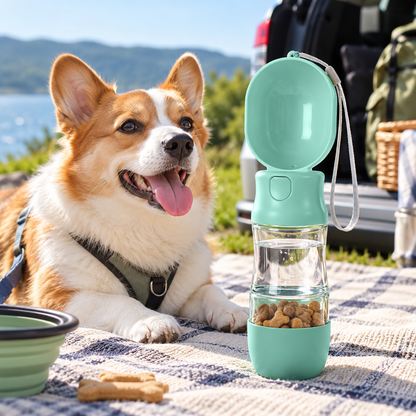 🐶 Must-Have | BPA-Free Travel Pet Set | Outdoor Gift for Dog Parents