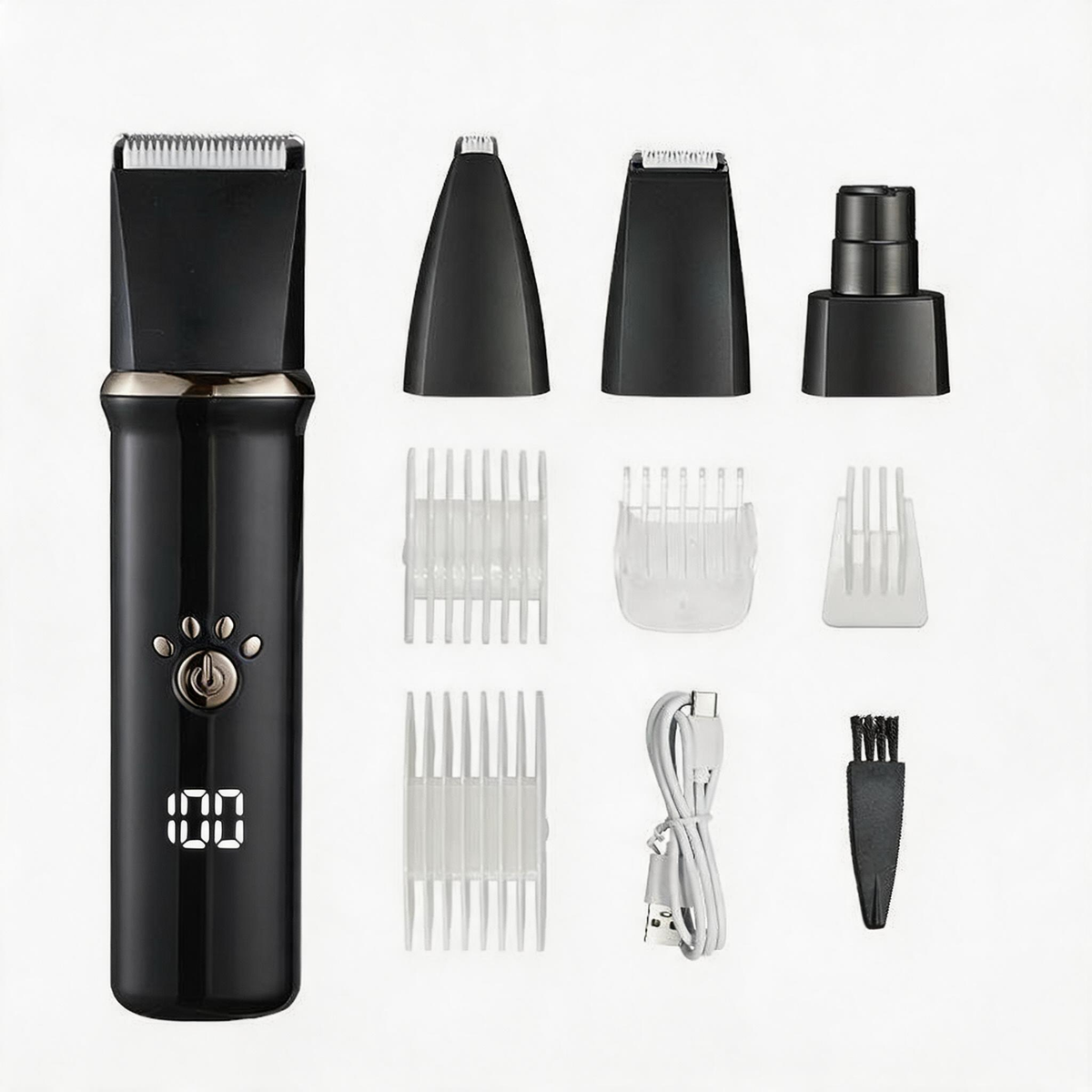 🐶 Professional Grooming | Stainless Steel Pet Clipper | Home Salon Care | Gift For Pet Owners | Quiet Trim Design