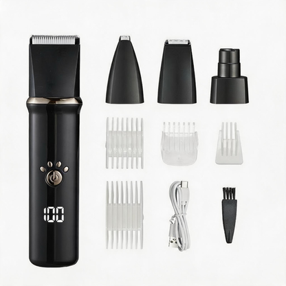 🐶 Professional Grooming | Stainless Steel Pet Clipper | Home Salon Care | Gift For Pet Owners | Quiet Trim Design