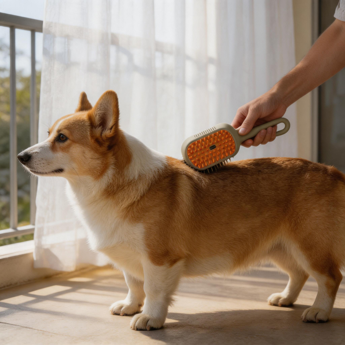 🐾 Pet Bath Brush | Silicone Grooming Tool | Home Shower Care | Gift For Dog Owners | Massage Spray Design