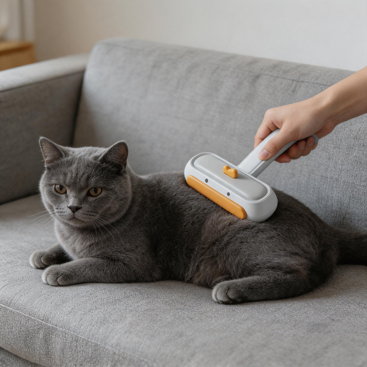 ✨ Pet Grooming Tool | ABS Hair Remover | Home Care Essential | Gift For Pet Owners | Clean Brush Design