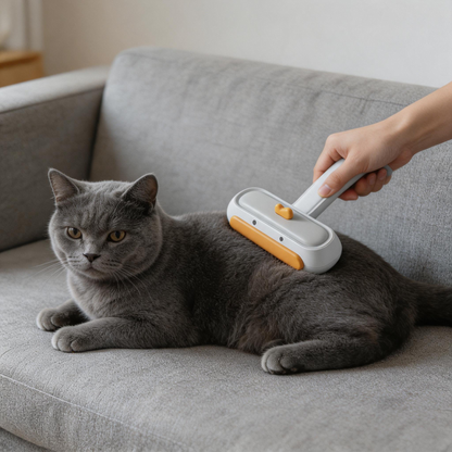✨ Pet Grooming Tool | ABS Hair Remover | Home Care Essential | Gift For Pet Owners | Clean Brush Design