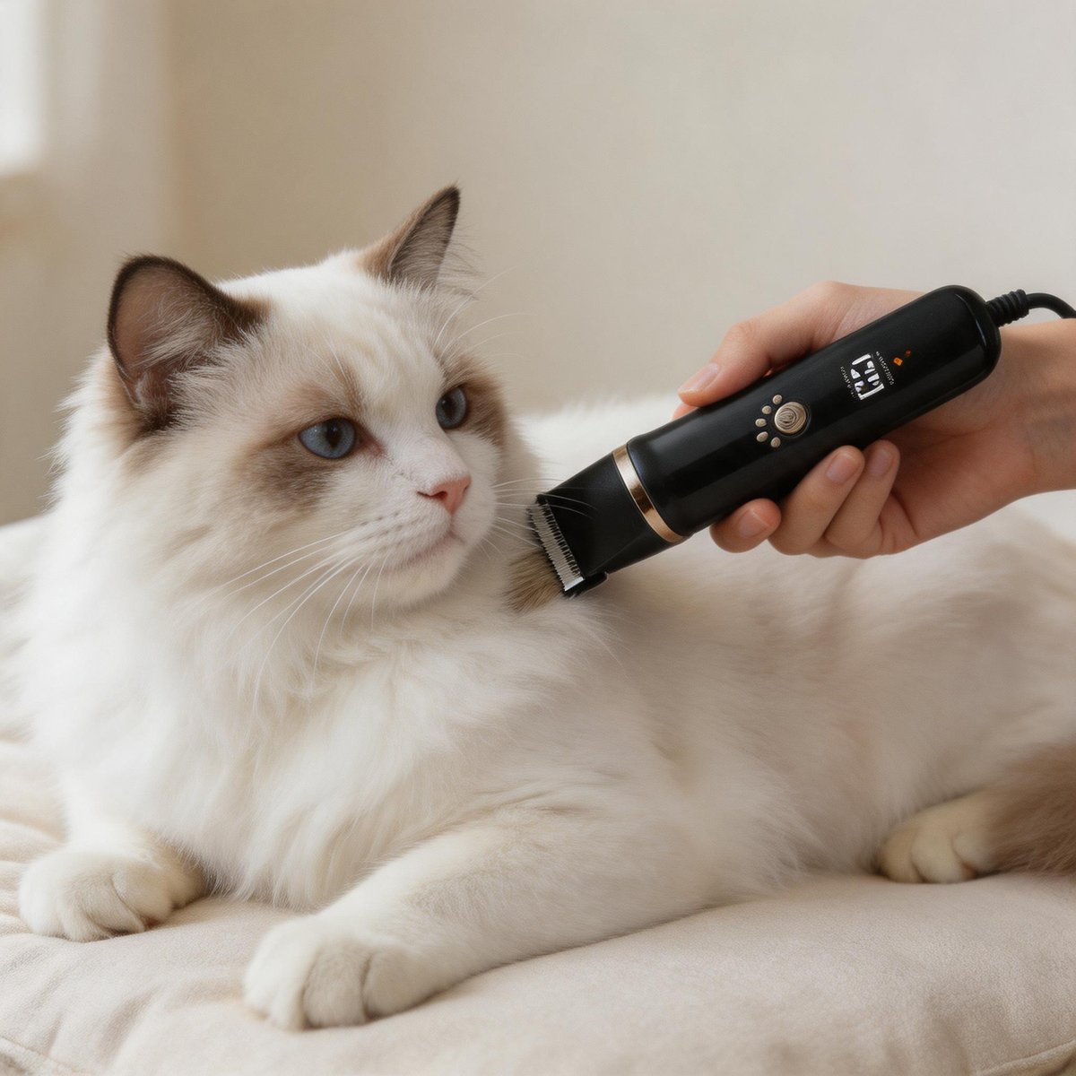 🐶 Professional Grooming | Stainless Steel Pet Clipper | Home Salon Care | Gift For Pet Owners | Quiet Trim Design