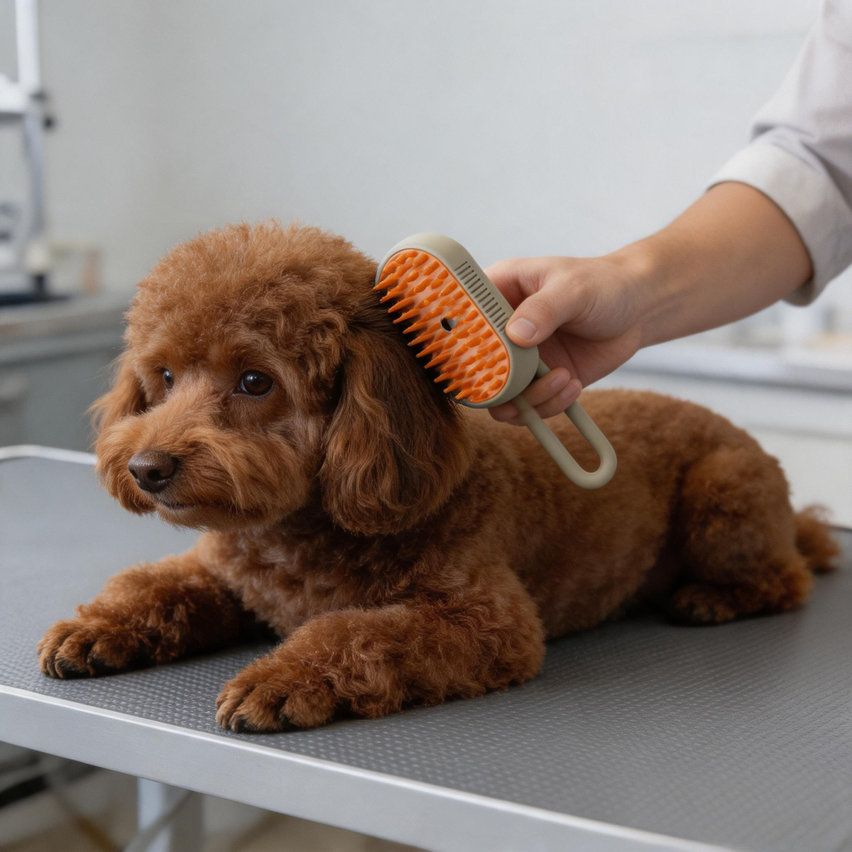 🐾 Pet Bath Brush | Silicone Grooming Tool | Home Shower Care | Gift For Dog Owners | Massage Spray Design