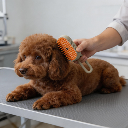🐾 Pet Bath Brush | Silicone Grooming Tool | Home Shower Care | Gift For Dog Owners | Massage Spray Design